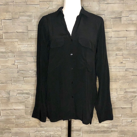 Zara Tops - Zara black button-down shirt